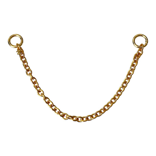 CUSTOMIZE YOUR GOLD CABLE BAG CHAIN